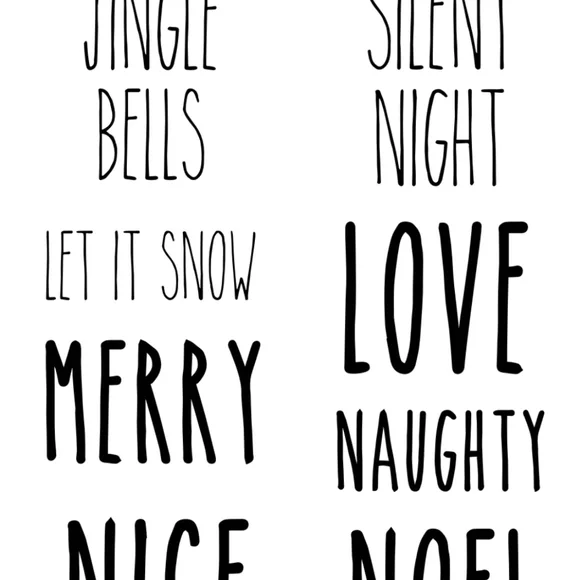 🎄 CLEARANCE 9in Rae Dunn Inspired Holiday Rolling Pins! - Picture 5 of 5